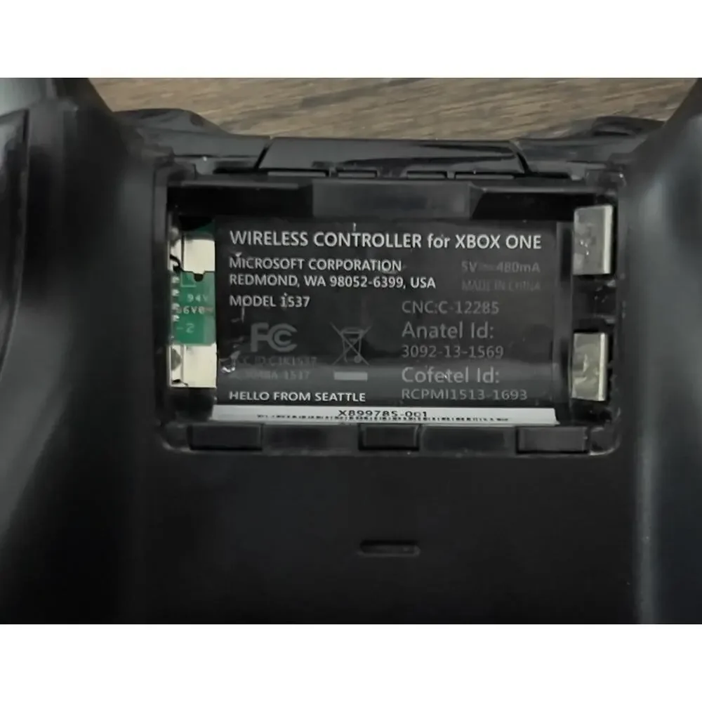 Xbox One Controller Wireless Black Model 1537 Tested Working